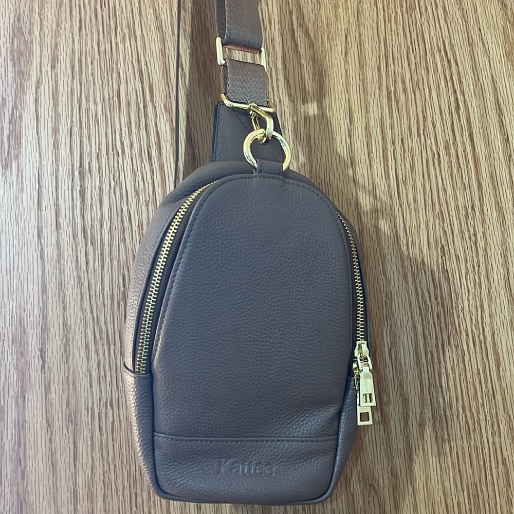 Kattee Leather Sling Bag for Women with RFID Blocking